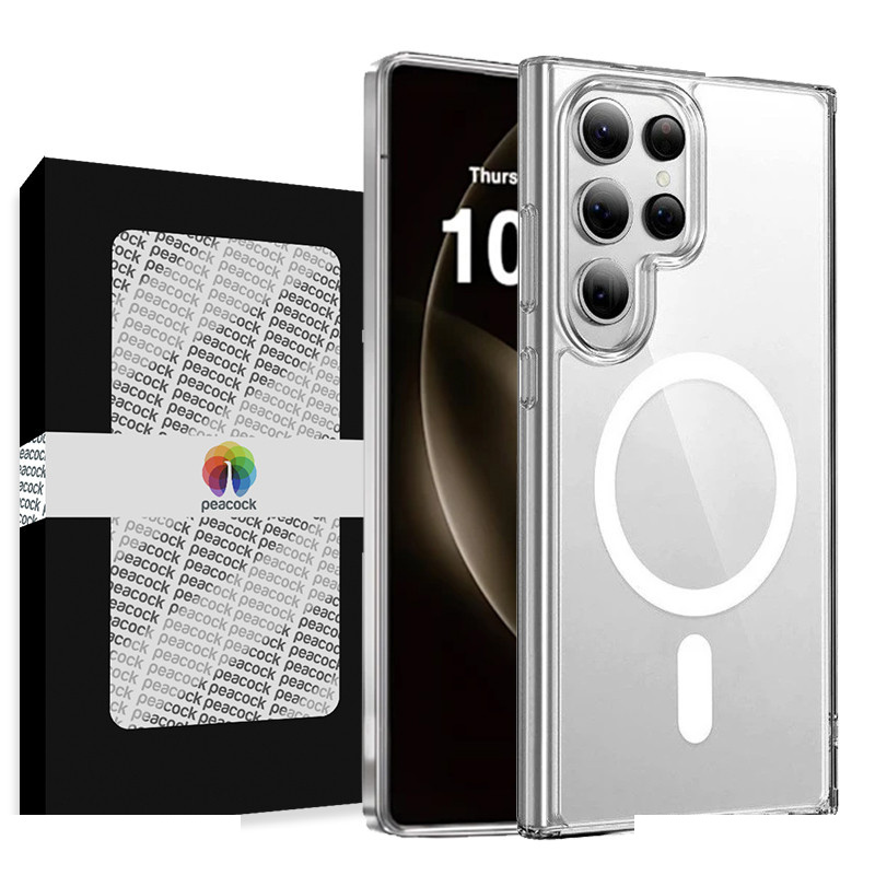 کاور گوشی موبایل سامسونگ Galaxy S22 Ultra پیکوک مدل Clear Magsafe