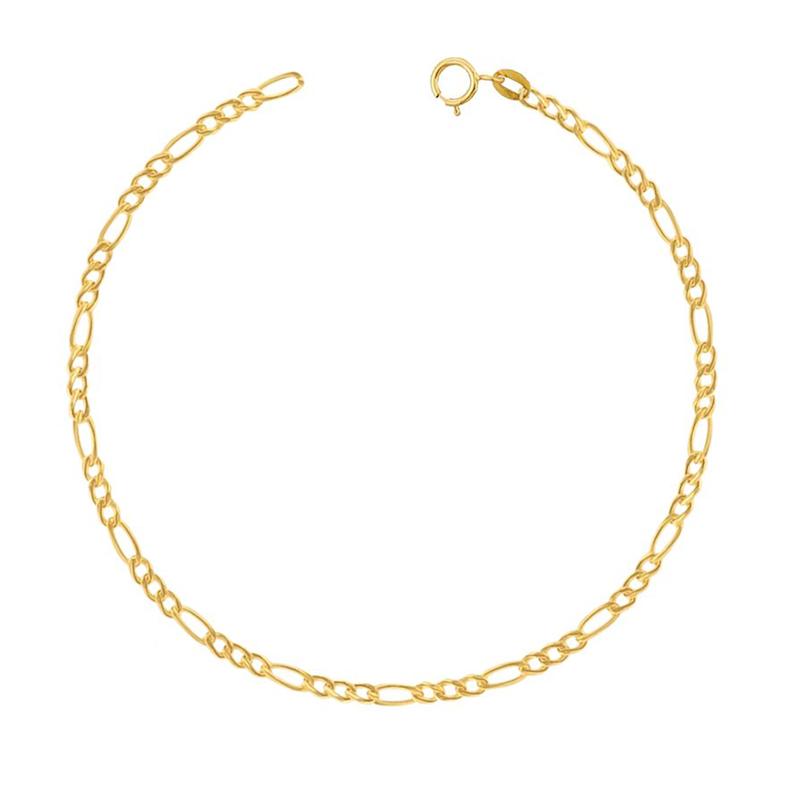 دستبند طلا 18 عیار زنانه دیانا مدل فیگارو لایت دستبند طلا 18 عیار زنانه دیانا مدل فیگارو لایت