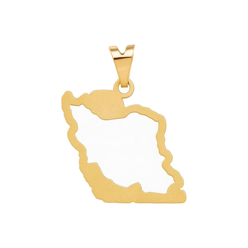 آویز طلا 18 عیار زنانه دیانا مدل ایران کد 95