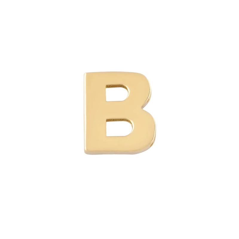 آویز گردنبند طلا 18 عیار زنانه دیانا حرف B