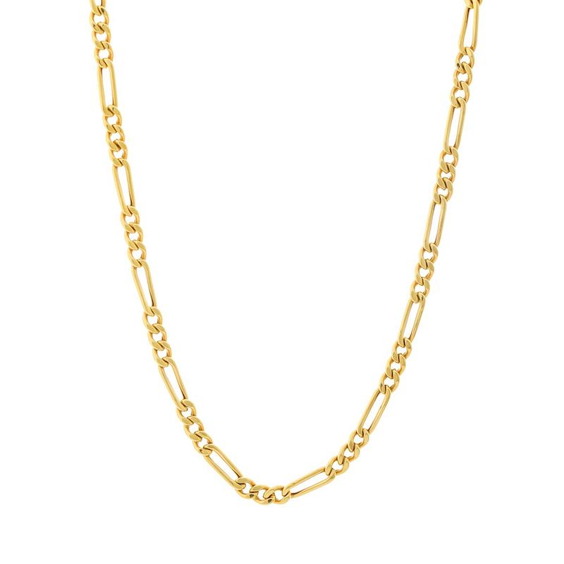 زنجیر طلا 18 عیار زنانه دیانا مدل فیگارو لایت 40 سانت