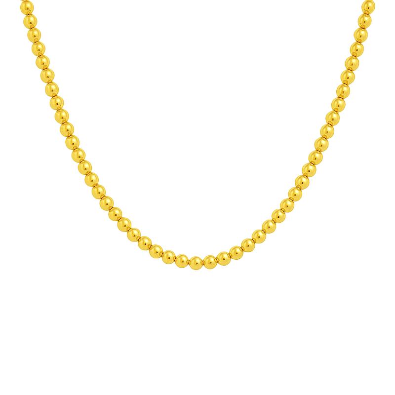 زنجیر طلا 18 عیار زنانه دیانا مدل تمام گوی