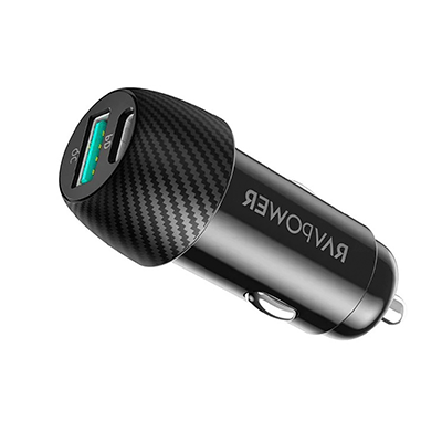  شارژر فندکی راو پاور مدل RP-VC030 توان 49 وات 