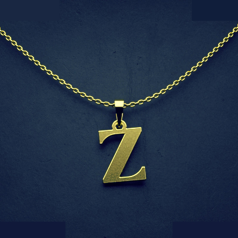 گردنبند طلا 18 عیار زنانه مدوپد مدل حرف Z کد H3-1-1572