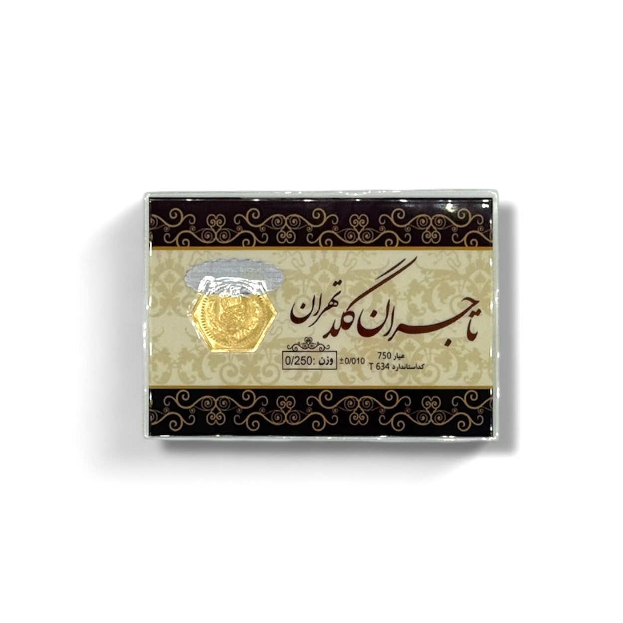 طلا گرمی 18 عیار تاجران گلد تهران مدل پارسیان