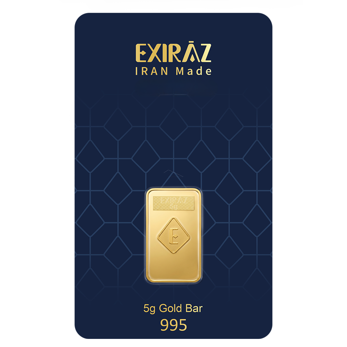 شمش طلا 24 عیار اکسیراز 5 گرمی-small-image