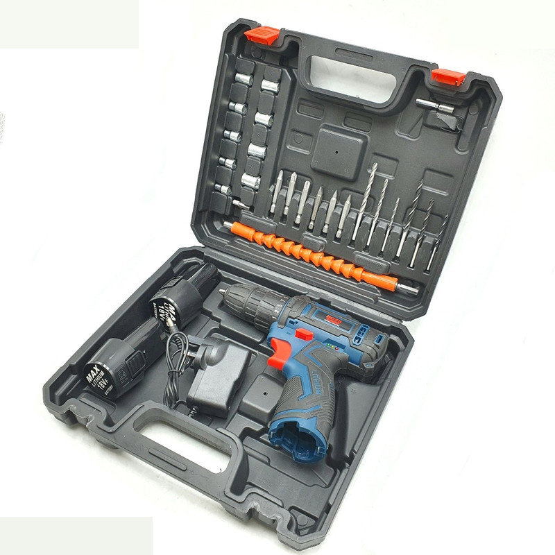 پیچ گوشتی شارژی باس مدل LI-ION-18V مجموعه 28 عددی