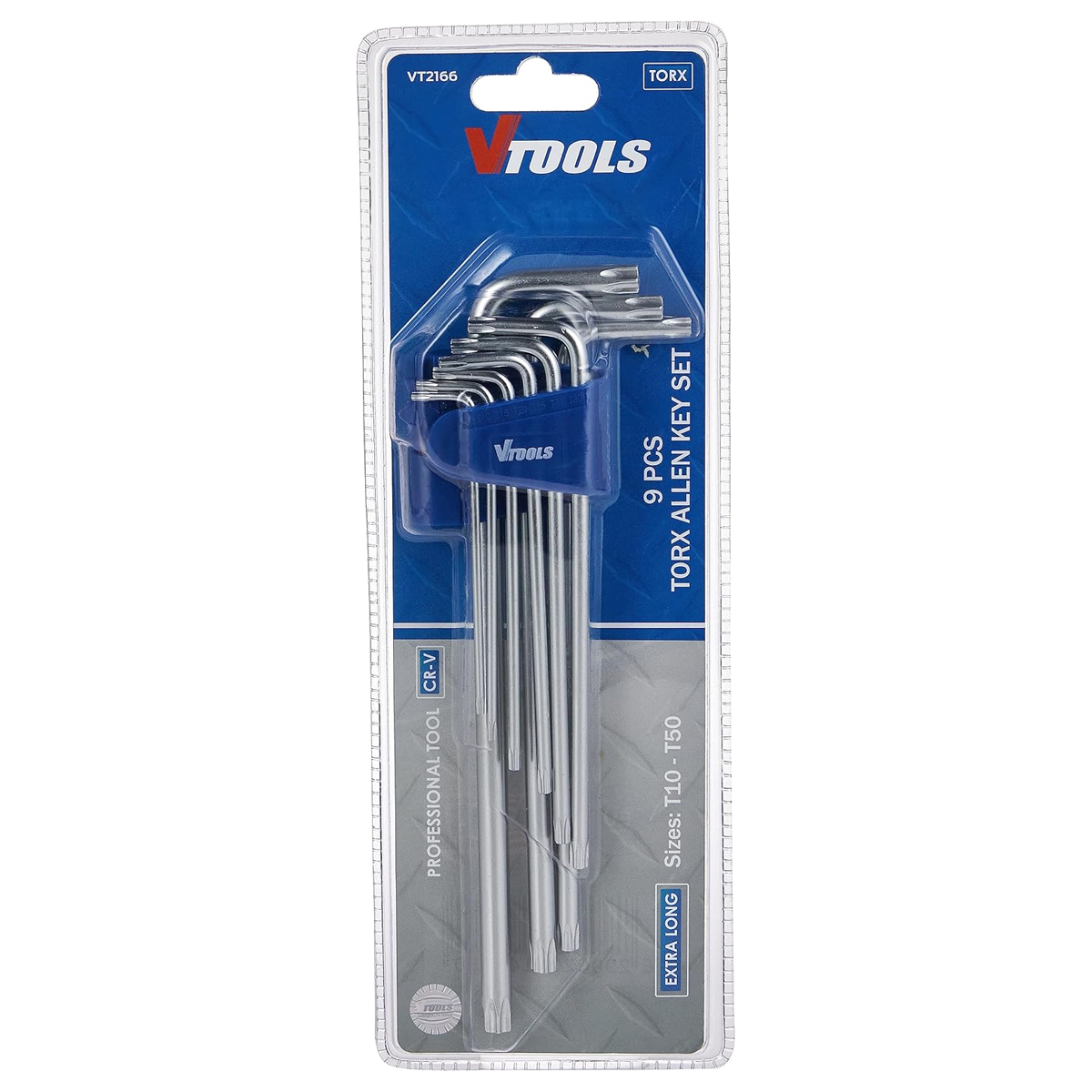 آچار آلن ستاره ای وی تولز مدل VT2166 مجموعه 9 عددی-small-image