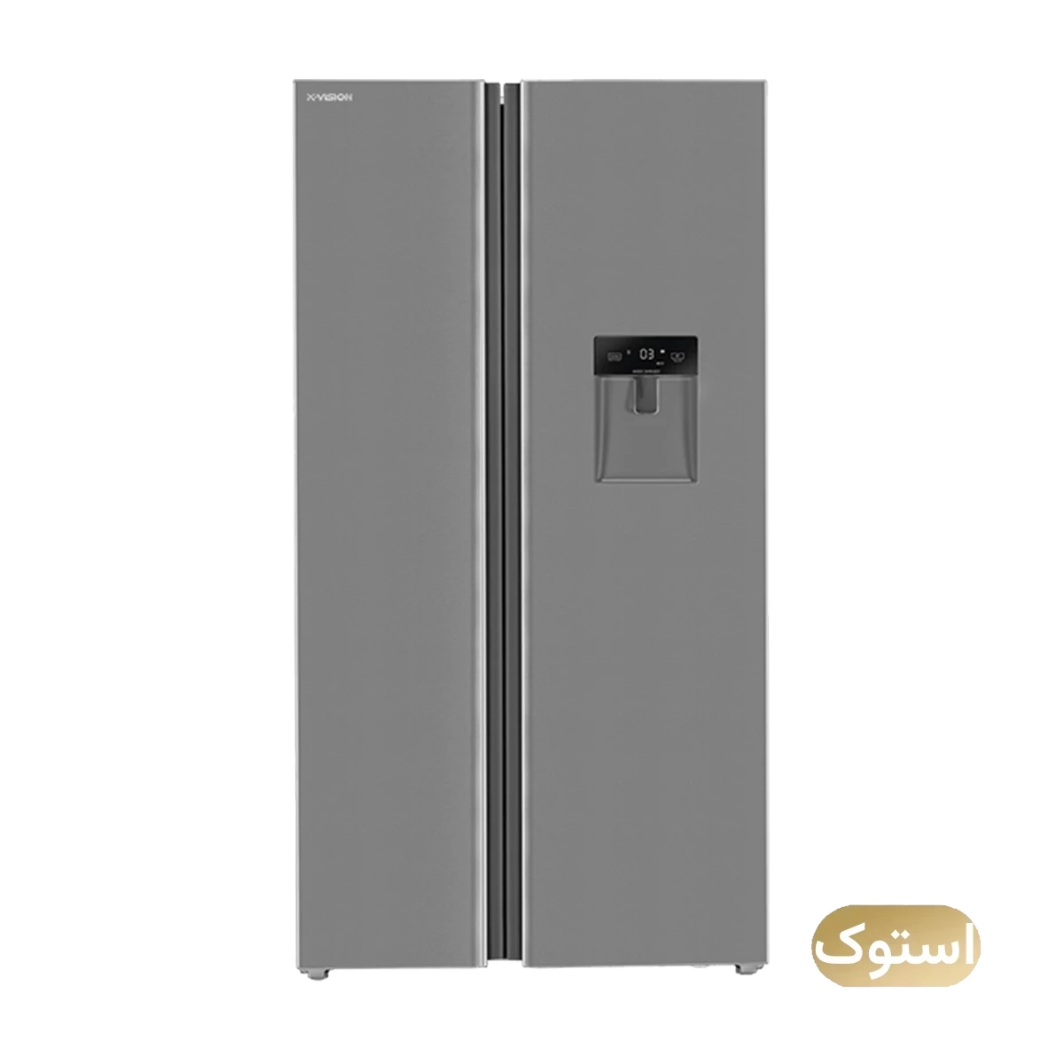 یخچال فریزر ساید بای ساید استوک Open Box - ایکس ویژن 30 فوت مدل TS666 ASD - استیل-small-image
