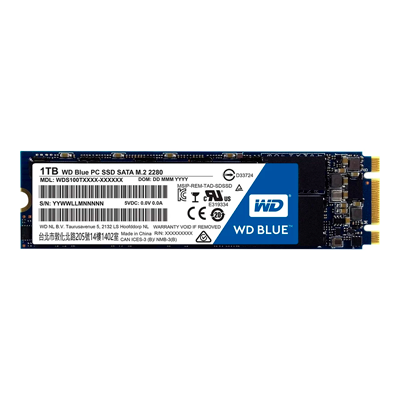 هارد اس اس دی اینترنال وسترن دیجیتال مدل BLUE WDS100T1B0B ظرفیت 1 ترابایت