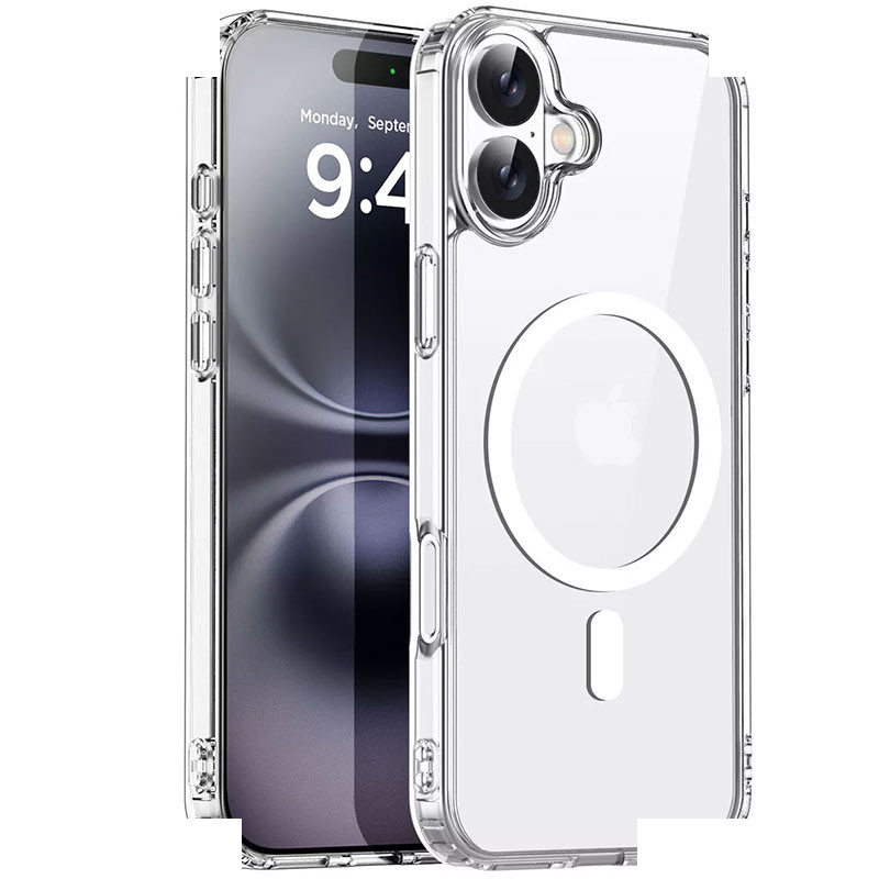 کاور مسیر مدل Clear Magnetic Magsafe مناسب برای گوشی موبایل اپل Iphone 16