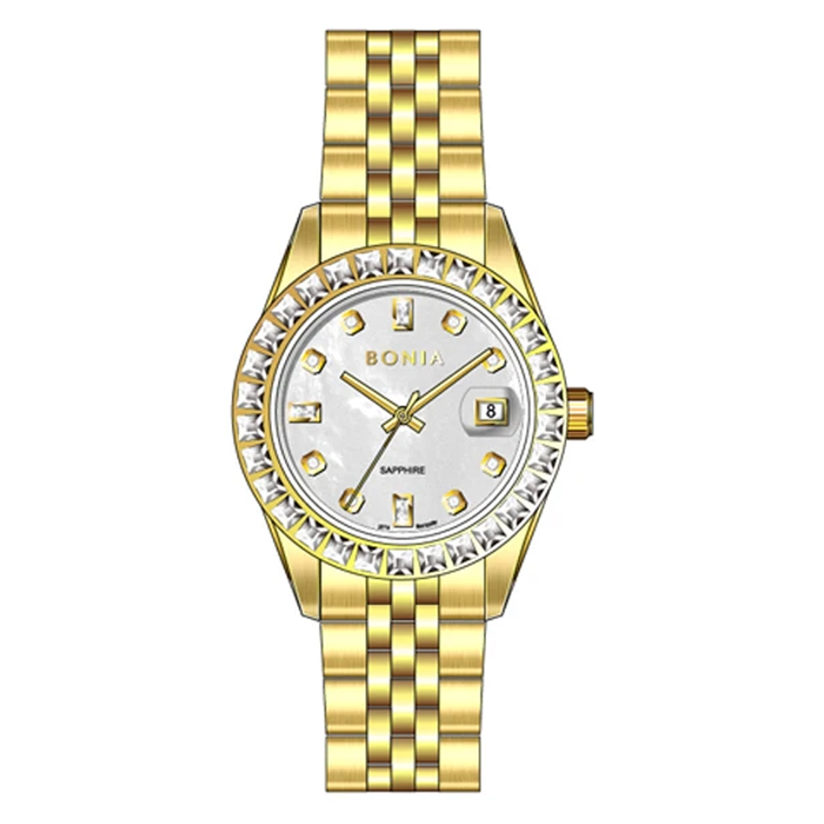 ساعت مچی عقربه ای زنانه بونیا مدل BNB10087-2257S-small-image