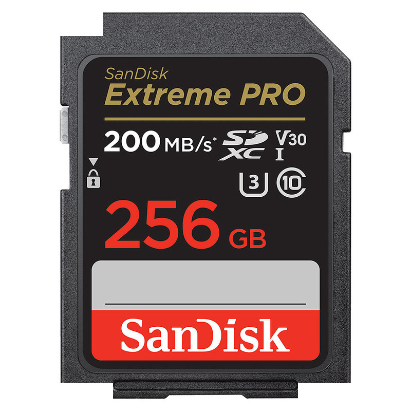 کارت حافظه SDXC سن دیسک مدل Extreme Pro V30 کلاس 10 استاندارد UHS-I U3 سرعت 200MB/s ظرفیت 256 گیگابایت کارت حافظه SDXC سن دیسک مدل Extreme Pro V30 کلاس 10 استاندارد UHS-I U3 سرعت 200MB/s ظرفیت 256 گیگابایت