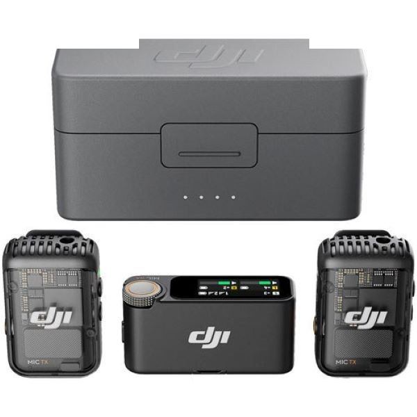 ست میکروفن بی سیم دی جی آی مدل DJI Mic 2 - 2 Person ست میکروفن بی سیم دی جی آی مدل DJI Mic 2 - 2 Person