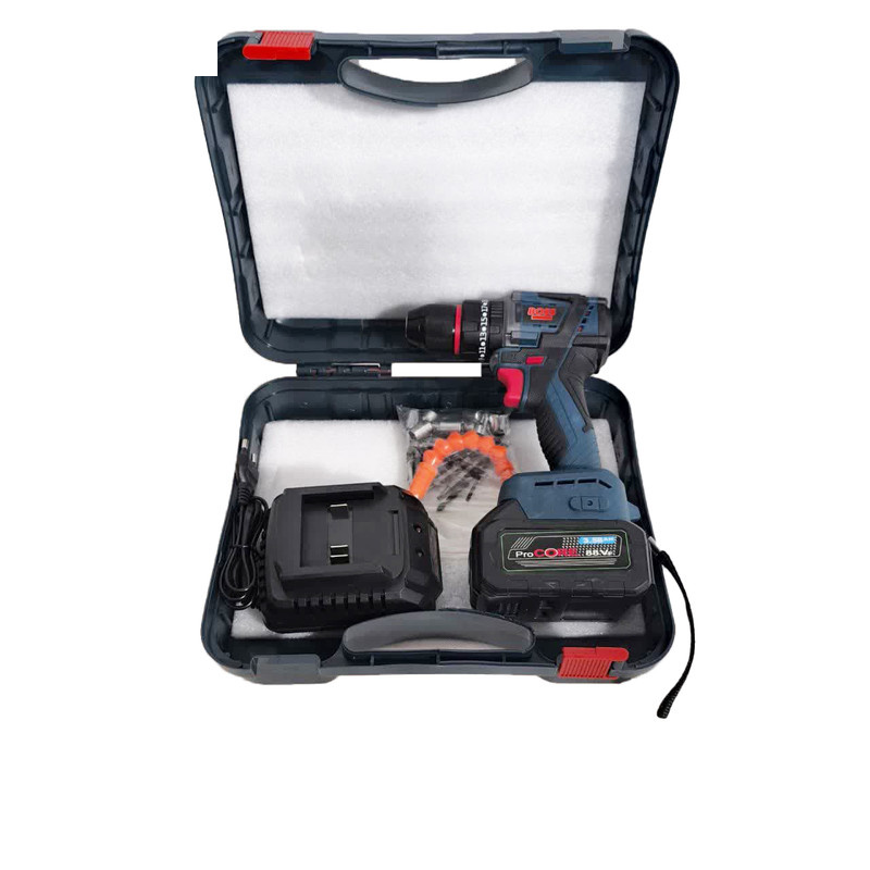مجموعه 27 عددی دریل شارژی چکشی باس مدل 88V-Brushless- Single Battery مجموعه 27 عددی دریل شارژی چکشی باس مدل 88V-Brushless- Single Battery