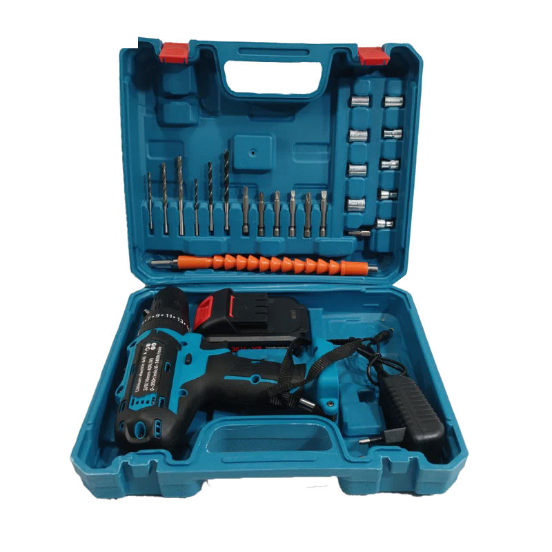 دریل چکشی باس مدل 36V-single battery مجموعه 27 عددی دریل چکشی باس مدل 36V-single battery مجموعه 27 عددی