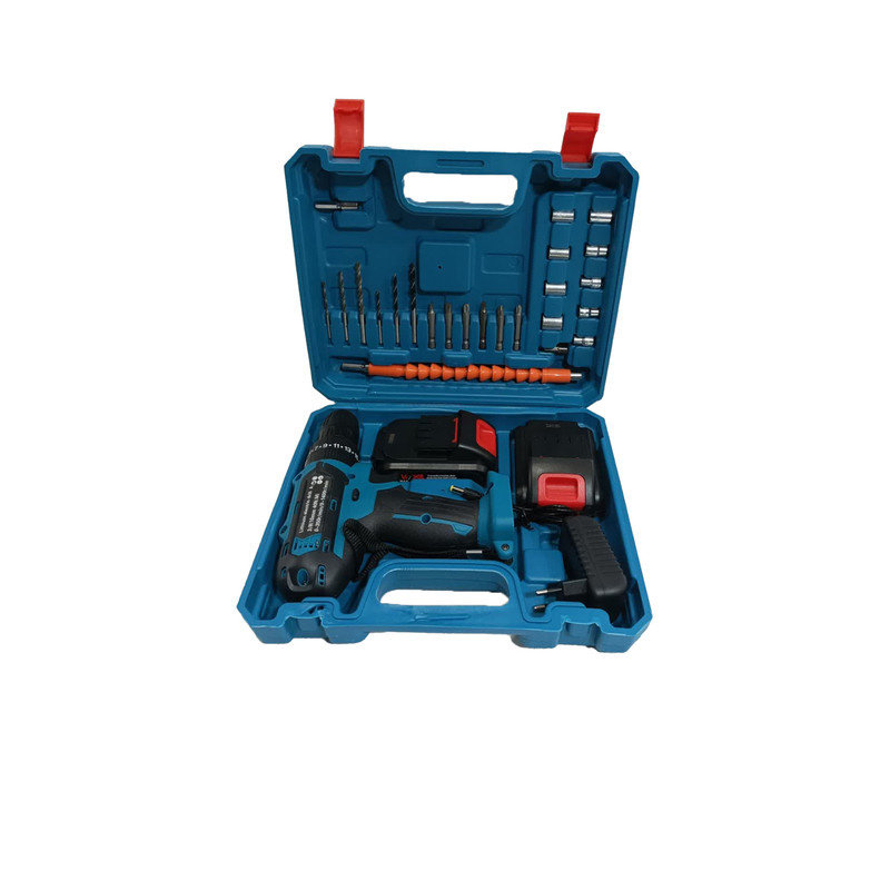مجموعه 28 عددی دریل چکشی شارژی باس مدل 10mm مجموعه 28 عددی دریل چکشی شارژی باس مدل 10mm