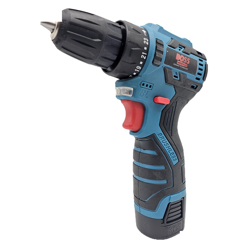 دریل پیچ گوشتی شارژی باس مدل براشلس 24VF کد 1