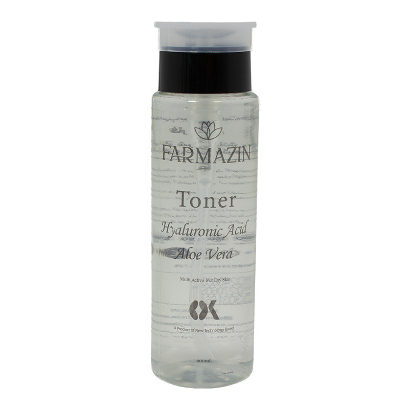 تونر پاک کننده صورت فارمازین مدل عصاره آلوئه ورا مناسب برای پوست خشک حجم 200 میلی لیتر تونر پاک کننده صورت فارمازین مدل عصاره آلوئه ورا مناسب برای پوست خشک حجم 200 میلی لیتر
