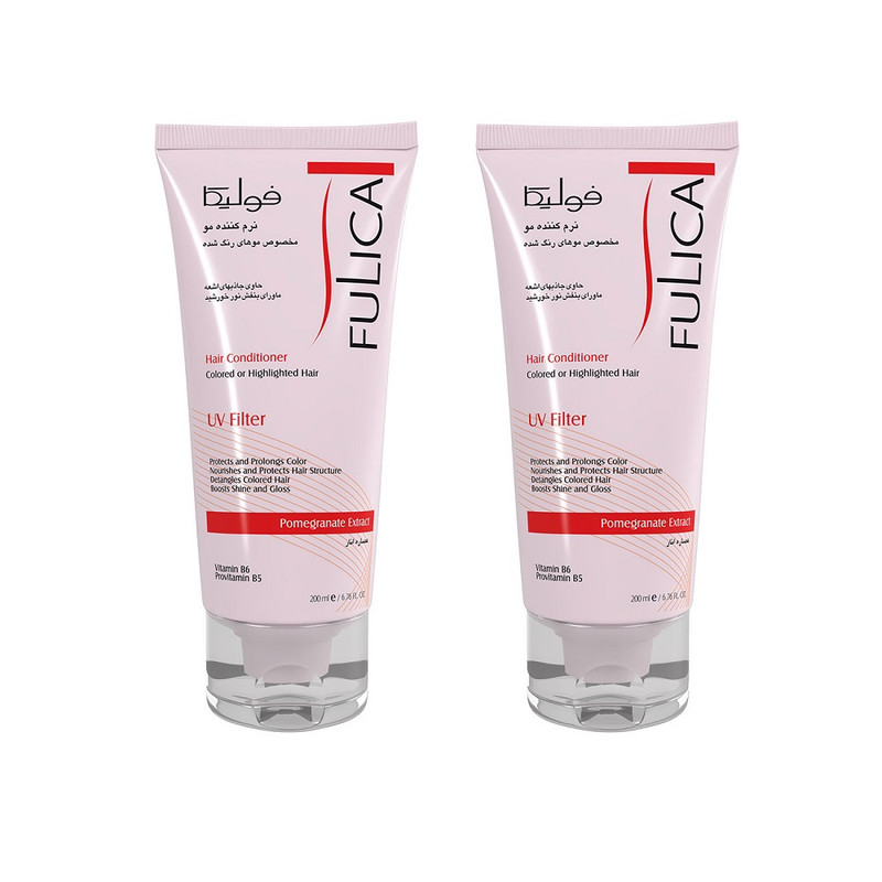 نرم کننده مو  فولیکا مدل انار حجم 200 میلی لیتر بسته 2 عددی