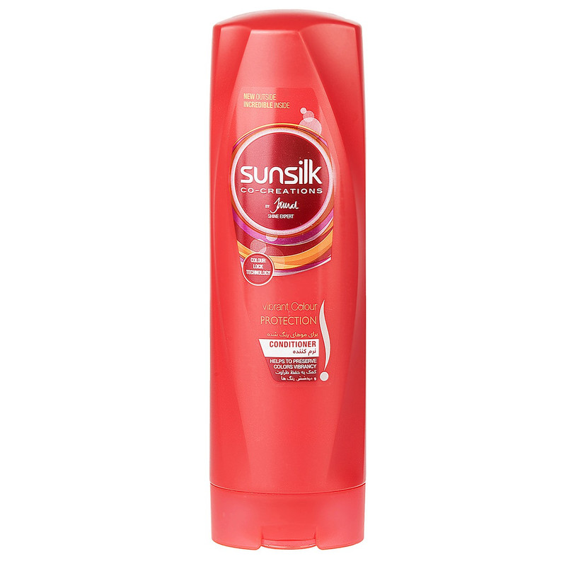 نرم کننده سان سیلک مدل Vibrant Color Prptection حجم 350 میلی لیتر