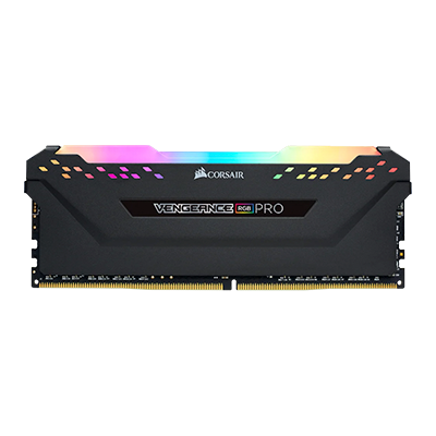 رم کامپیوتر DDR4 تک کاناله 3600 مگاهرتز CL18 کورسیر مدل VENGEANCE RGB PRO ظرفیت 16 گیگابایت