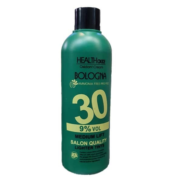 اکسیدان بلونیا مدل بدون آمونیاک کد 30 نه درصدی حجم 1000 میلی لیتر