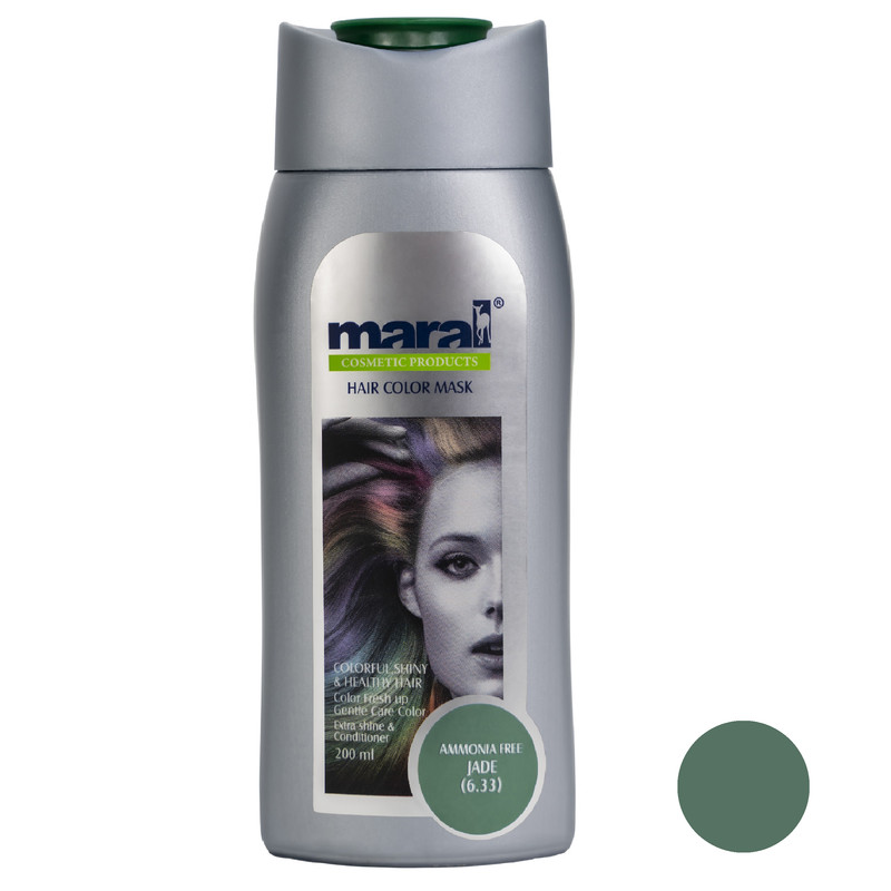 شامپو رنگساژ مارال شماره 6.33 حجم 200 میلی لیتر رنگ یشمی شامپو رنگساژ مارال شماره 6.33 حجم 200 میلی لیتر رنگ یشمی