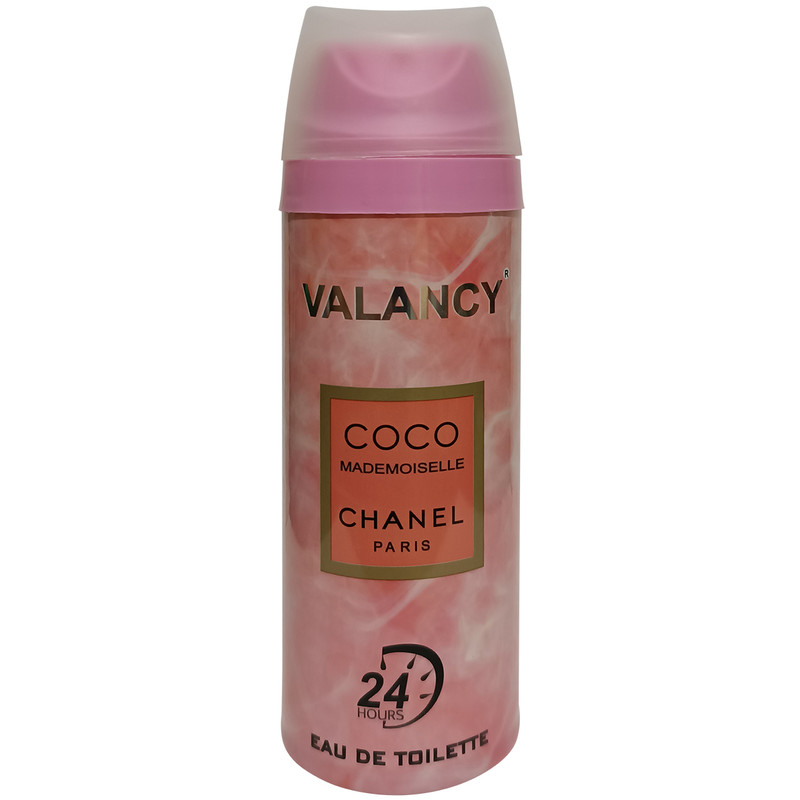 اسپری  ضد تعریق زنانه والانسی مدل Coco Mademoiselle Chanel حجم 200 میلی لیتر