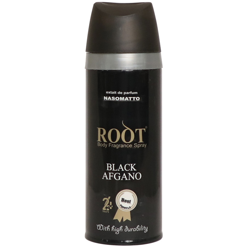 اسپری خوشبو کننده بدن مردانه روت مدل Black Afgano حجم 200 میلی لیتر