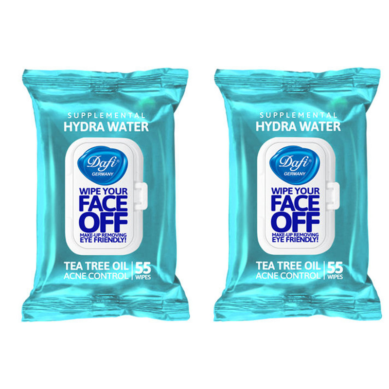 دستمال مرطوب دافی مدل HYDRA WATER مجموعه 2 عددی