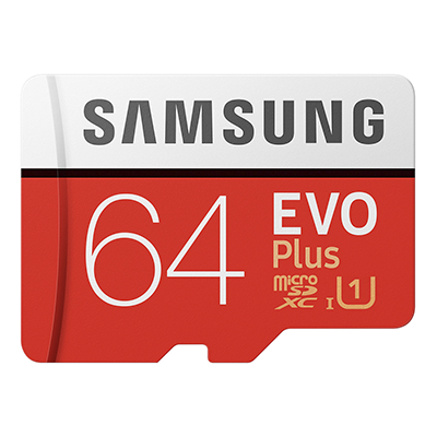کارت حافظه microSDXC سامسونگ مدل Evo Plus کلاس 10 استاندارد UHS-I U1 سرعت 100MBps ظرفیت 64 گیگابایت