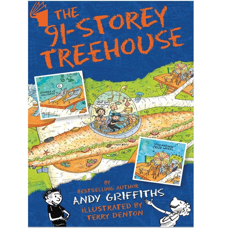 کتاب The 91-Story Treehouse اثرAndy Griffiths انتشارات معیار علم کتاب The 91-Story Treehouse اثرAndy Griffiths انتشارات معیار علم