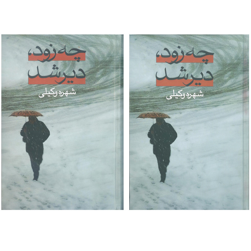 کتاب چه زود دیر شد اثر شهره وکیلی نشر علم دو جلدی
