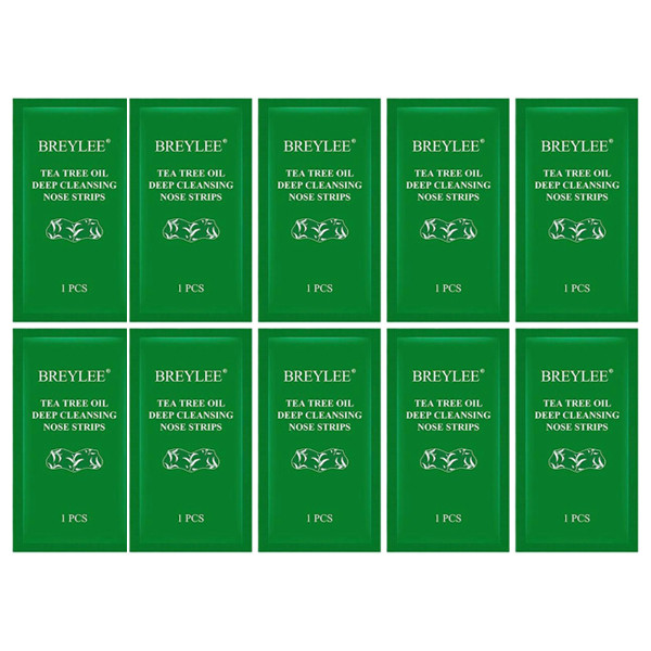 چسب پاک کننده بینی بریلی مدل Tea Tree مجموعه 10 عددی