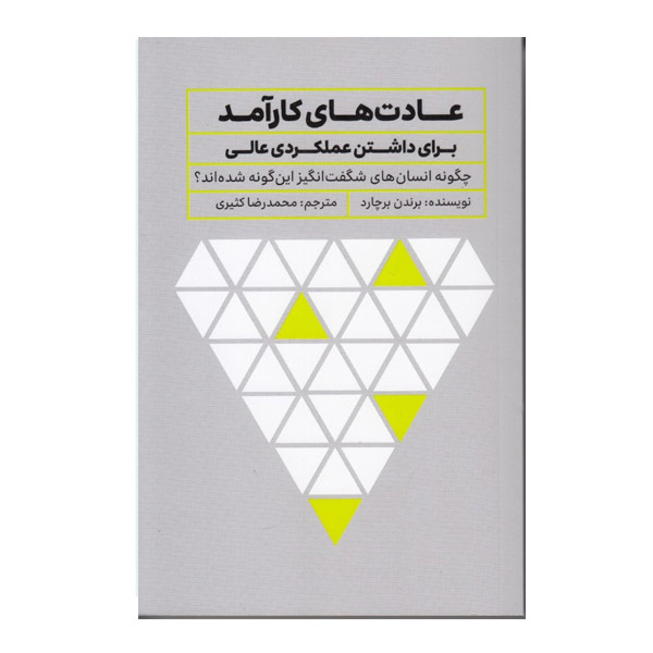 کتاب عادت های کارامد برای داشتن عملکردی عالی اثر برندن برچارد نشر تعالی