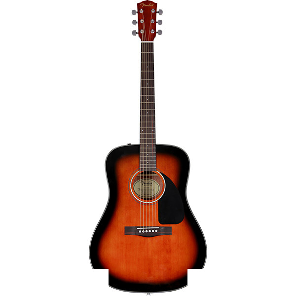 گیتار آکوستیک فندر مدل CD-60 Sunburst سایز 4/4