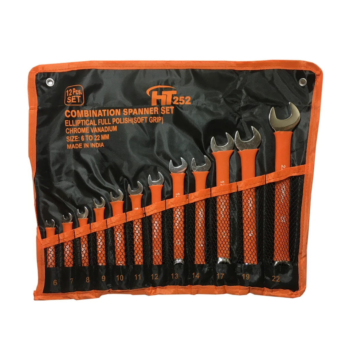 آچار یک سر تخت یک سر رینگی اچ تی مدل HT252A-small-image