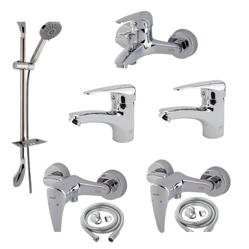 ست شیرآلات کسری مدل کارون مجموعه 8 عددی