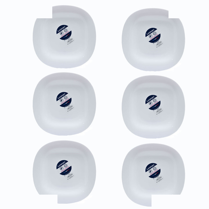 بشقاب غذاخوری لومینارک مدل Carine بسته 6 عددی