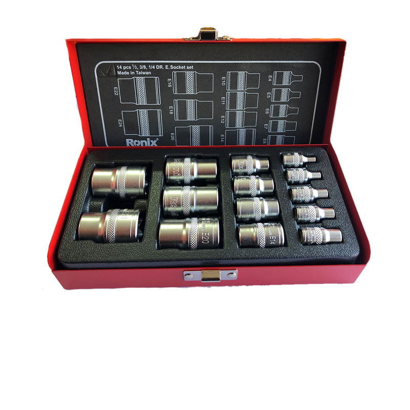 سری آچار بکس ونیکس مدل RH-2695 مجموعه 14 عددی سری آچار بکس ونیکس مدل RH-2695 مجموعه 14 عددی