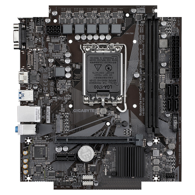 مادربرد گیگابایت مدل H610M H V2 rev. 1.0 مادربرد گیگابایت مدل H610M H V2 rev. 1.0