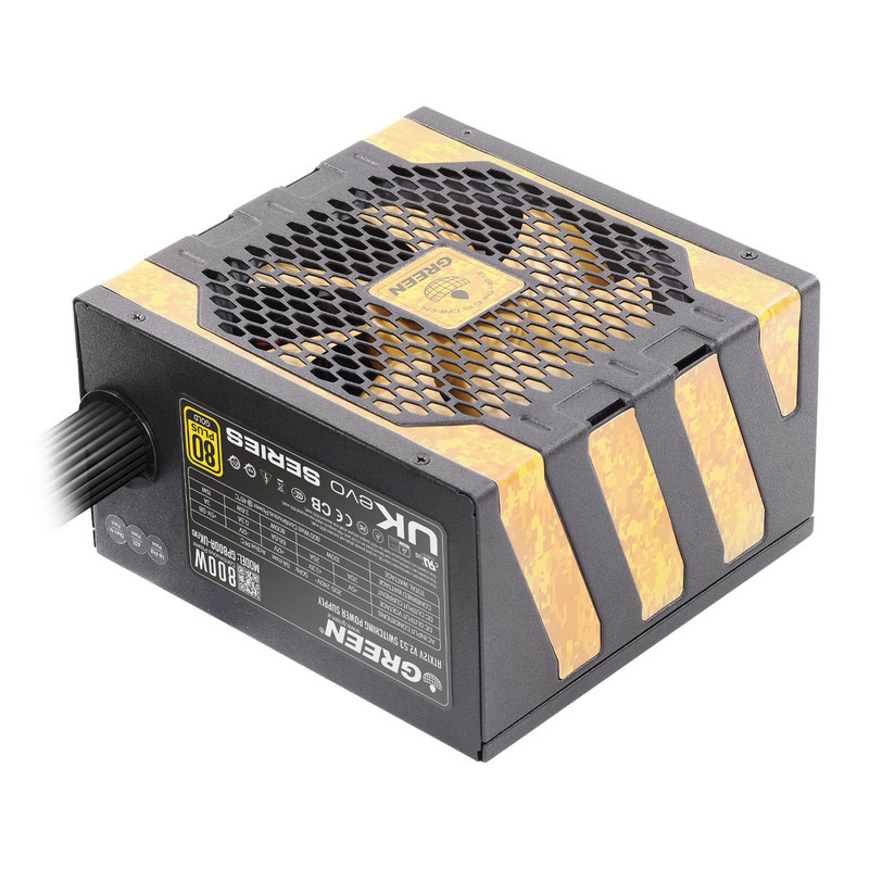 منبع تغذیه کامپیوتر گرین مدل GP800A-UK EVO منبع تغذیه کامپیوتر گرین مدل GP800A-UK EVO