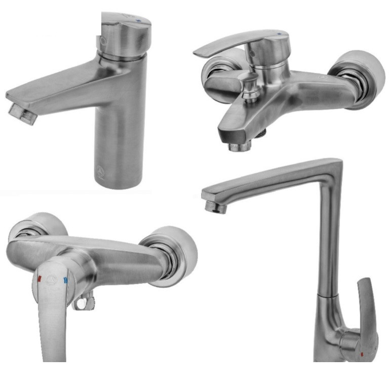 ست شیرالات  شیرآلات بهداشتی قهرمان مدل بهادر مجموعه 4 عددی