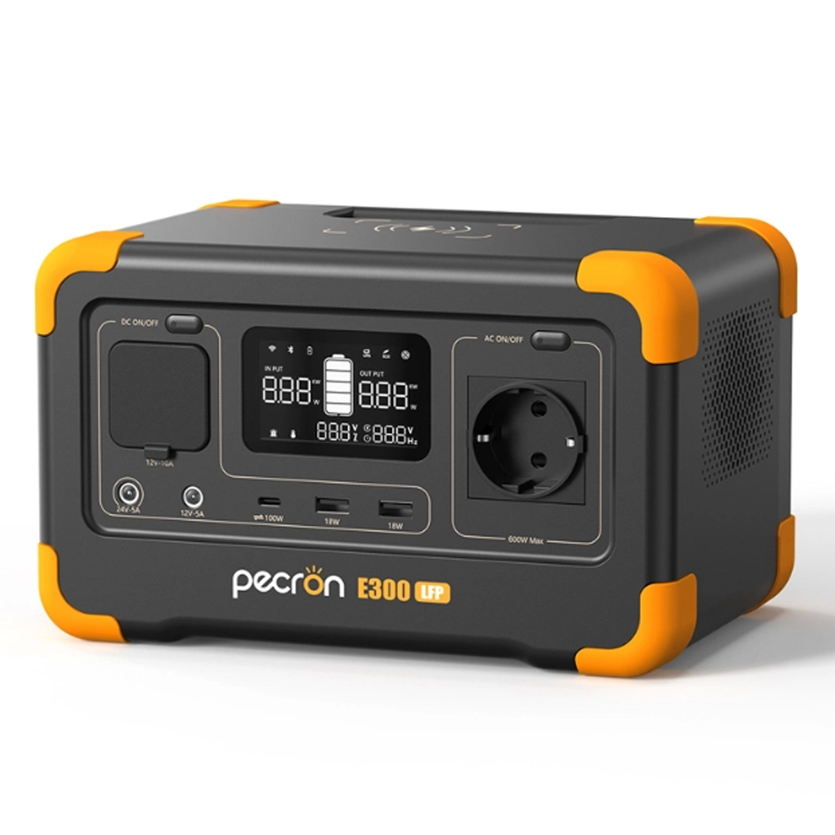 پاور استیشن پکرون مدل E300 LFP 600W ظرفیت ٢٨٨ میلی آمپر ساعت پاور استیشن پکرون مدل E300 LFP 600W ظرفیت ٢٨٨ میلی آمپر ساعت-small-image