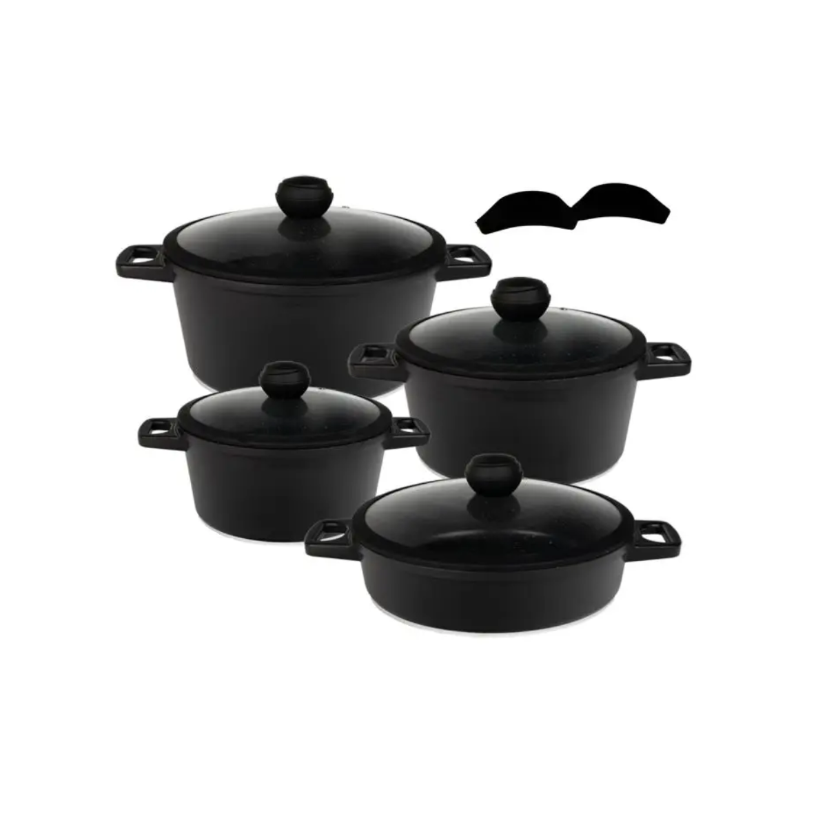 سرویس قابلمه 10 پارچه ام جی اس مدل گرانیت طرح جرمنی E-small-image