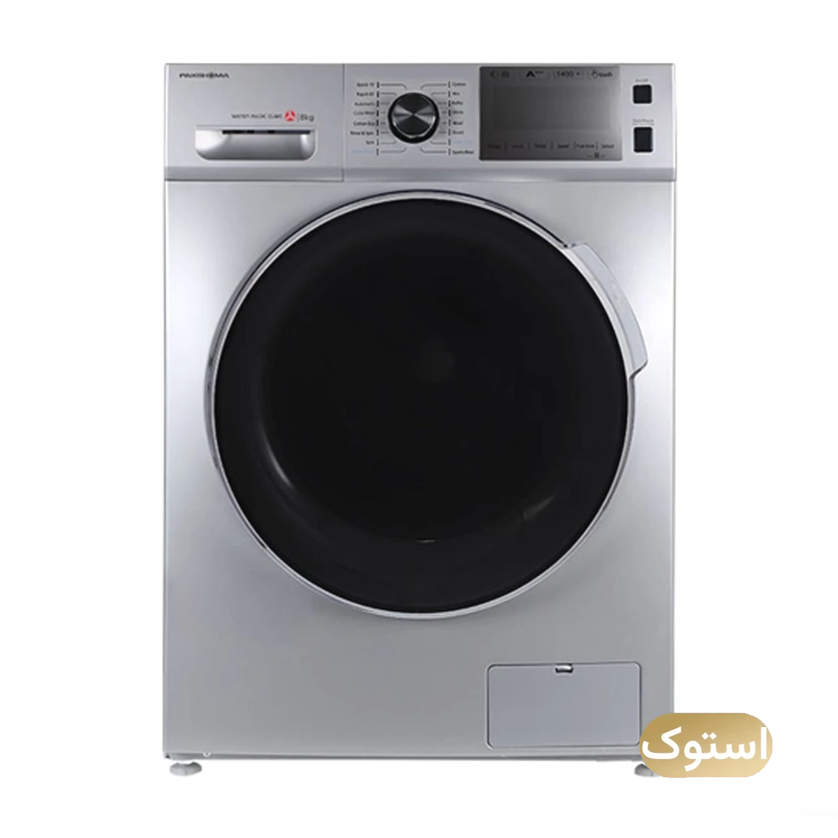 ماشین لباسشویی استوک Open Box - پاکشوما 8 کیلویی مدل BWF-40811ST - نقره ای-small-image