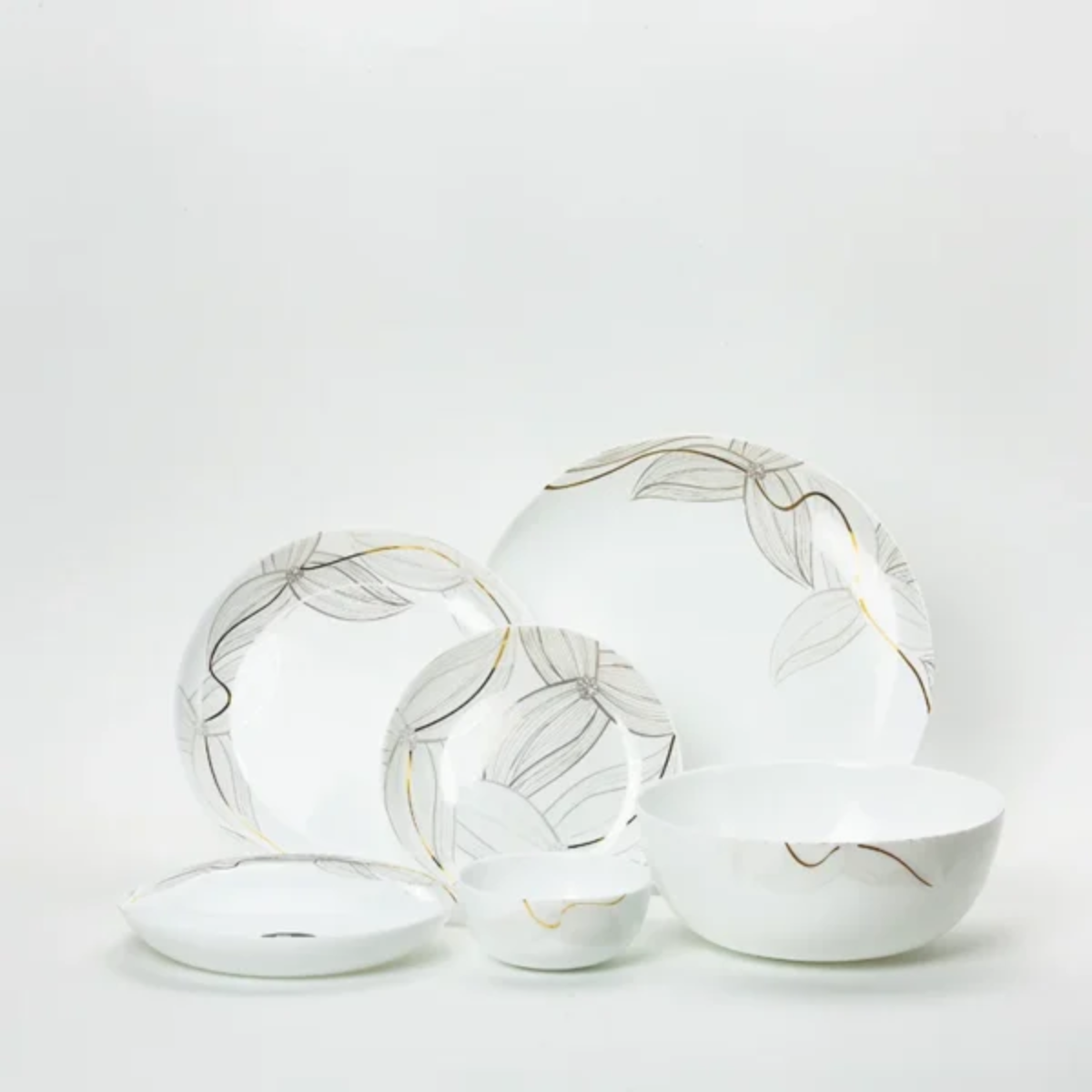 سرویس غذاخوری 26 پارچه آرکوپال گلد اوپال قالب دیوالی مدل اسپینر-small-image