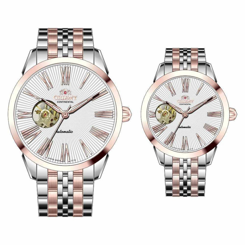 ست ساعت مچی عقربهای کوارتز زنانه و مردانه اورینت کانتیننتال مدل 0116