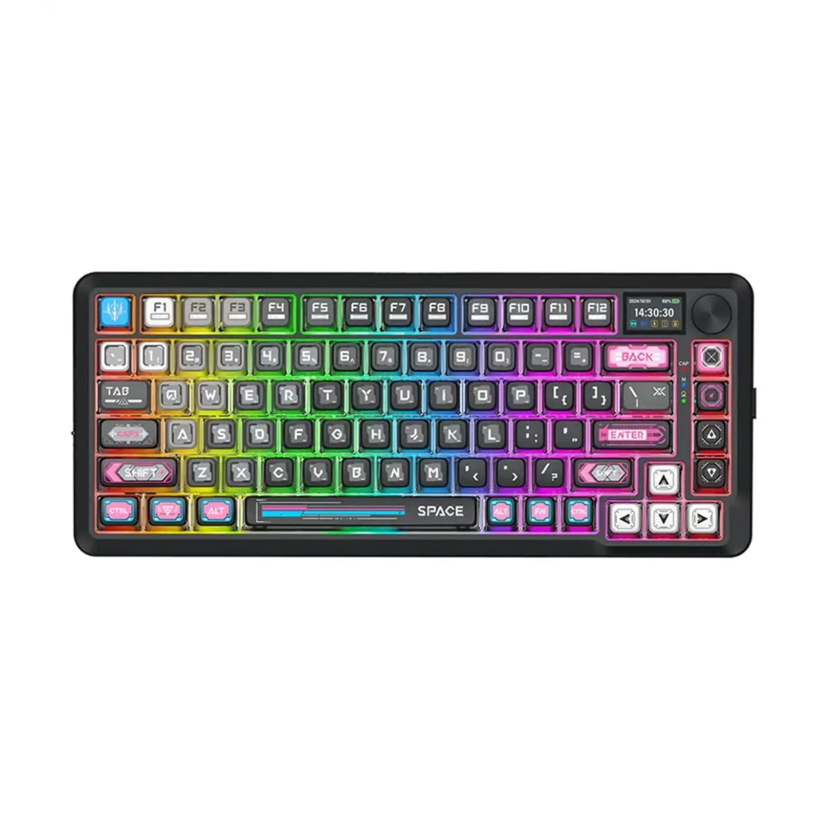 کیبورد بی سیم گیمینگ ردراگون مدل FLEKACT K708 MC PRO RGB کیبورد بی سیم گیمینگ ردراگون مدل FLEKACT K708 MC PRO RGB-small-image